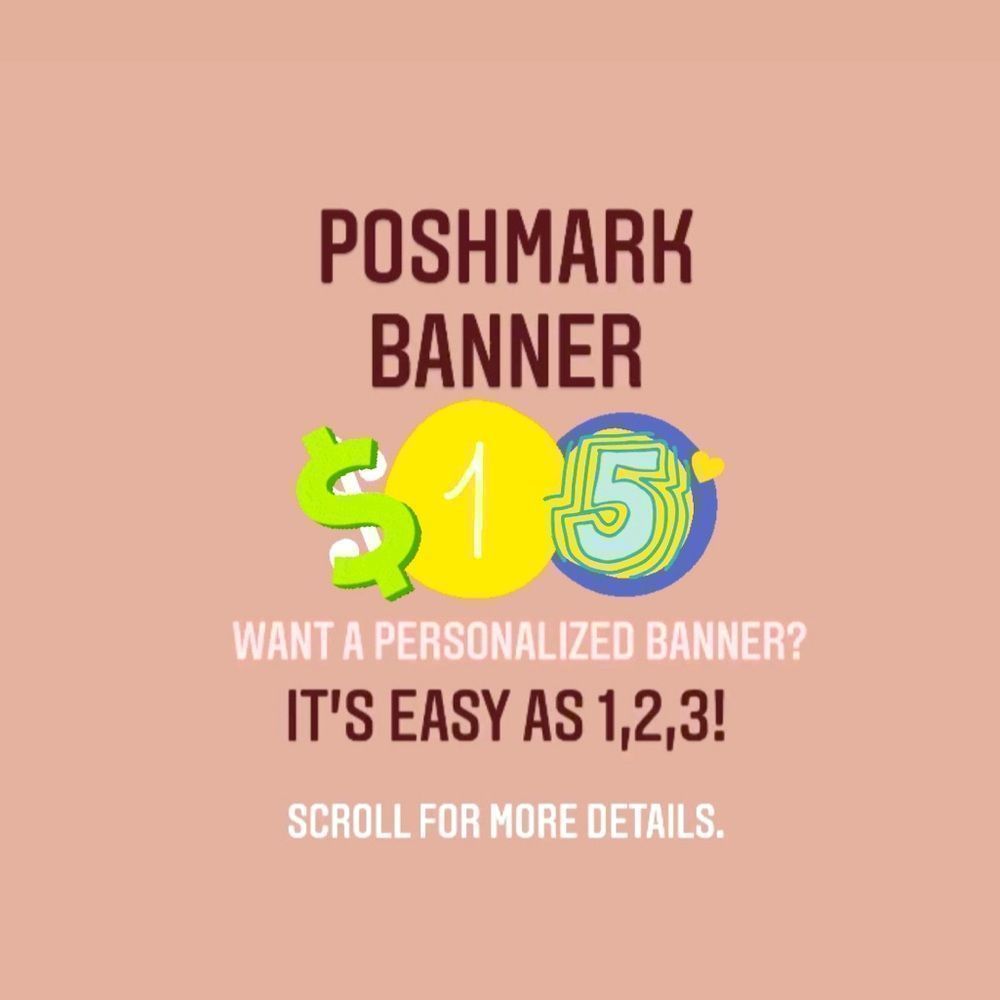 PERSONALIZED POSHMARK BANNER